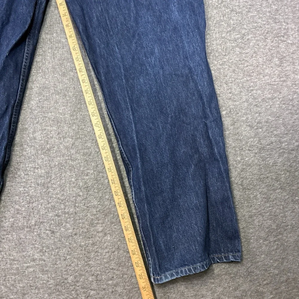 Carhartt Logger Jeans 42x32 Denim Double Knee Work Pants‎ Rare Distressed